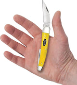 Case Cutlery Seahorse Whittler Knife For Collectors Yellow Bone Handle 4in Closed by Case Cutlery