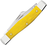 Case Cutlery Stockman Knife Yellow Bone Handle with Three Blades Clip Point Sheepsfoot Pen EDC Collector by Case Cutlery