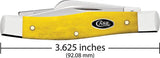 Case Cutlery Stockman Knife Yellow Bone Handle with Three Blades Clip Point Sheepsfoot Pen EDC Collector by Case Cutlery
