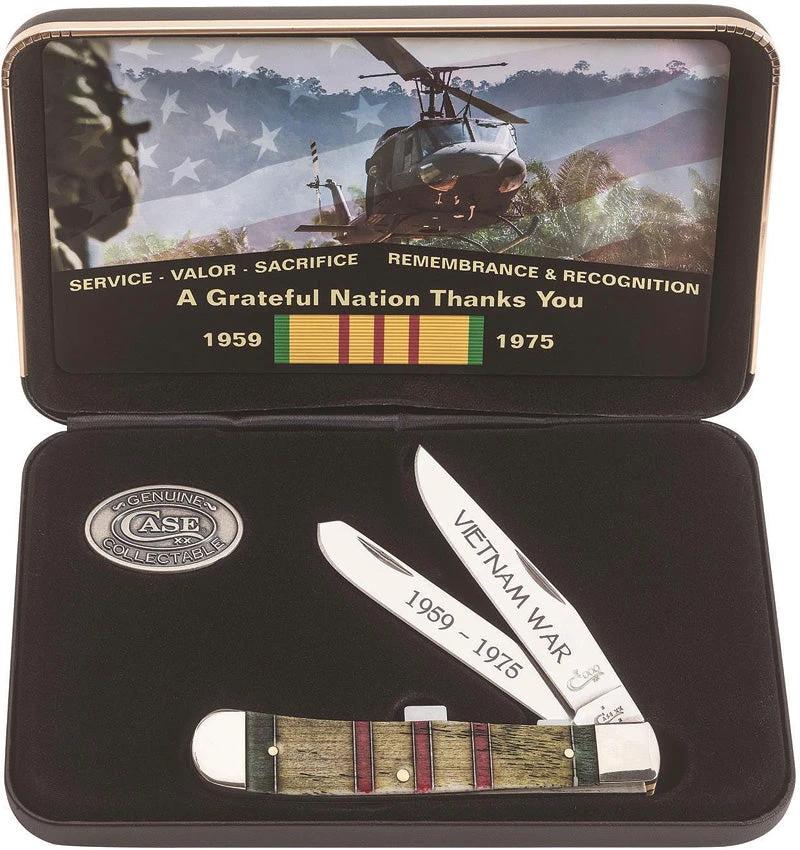 Case Cutlery Vietnam War Trapper Gift Set 22040 by Case Cutlery
