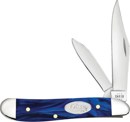 Case Cutlery Peanut Blue Pearl Kirinite 23446 by Case Cutlery