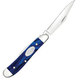 Case Peanut Pocket Knife 2.88 Inch Closed Blue Pearl Kirinite Handle For Collectors by Case Cutlery