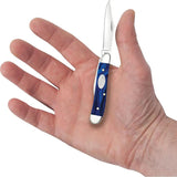 Case Peanut Pocket Knife 2.88 Inch Closed Blue Pearl Kirinite Handle For Collectors by Case Cutlery