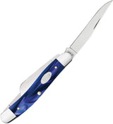 Case Cutlery Stockman Knife With Blue Pearl Kirinite Handle Premium 3-Blade Stainless Steel For Collectors by Case Cutlery