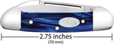 Case Cutlery Baby Butterbean Pearl Kirinite Knife 23449 With Premium Mirror Stainless Blades For Collectors by Case Cutlery