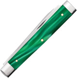 Case Cutlery Baby Doc Green Pearl Kirinite Handle Pocket Knife For Collectors Premium Gift 2.88in Closed by Case Cutlery
