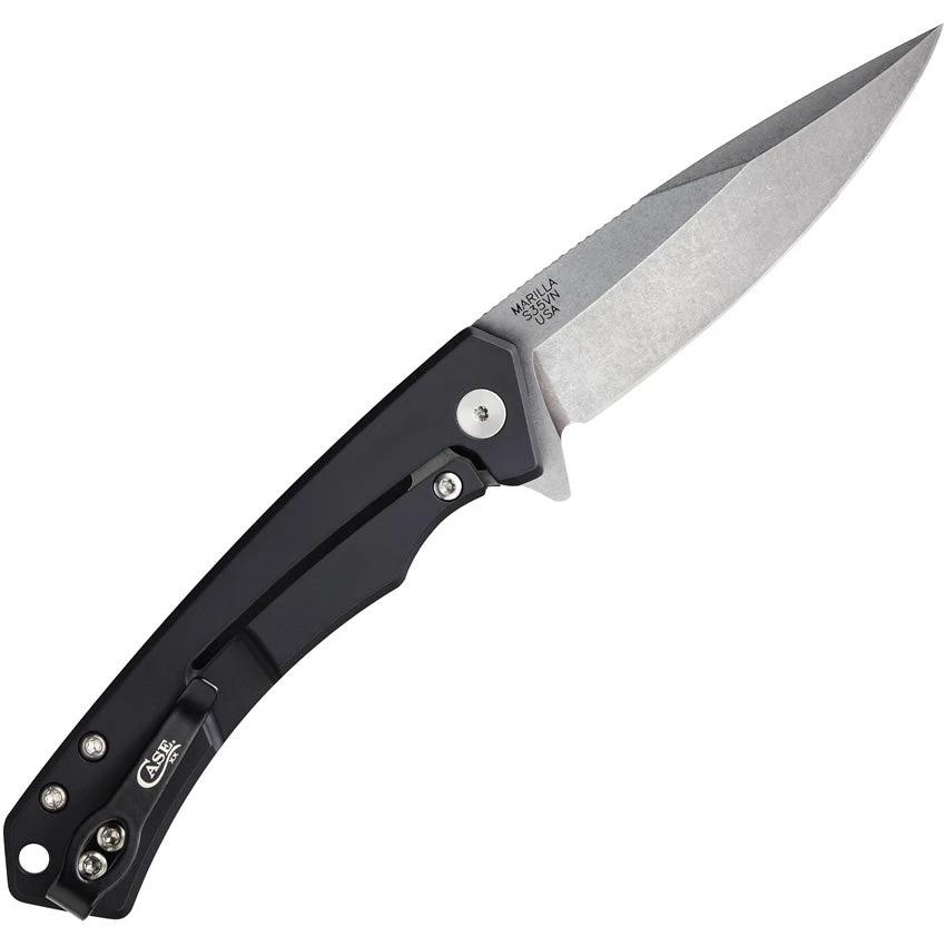 Case Cutlery Premium Marilla Framelock Knife With S35VN Blade Black Aluminum Handle G10 Inlay For EDC Enthusiasts by Case Cutlery