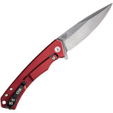 Case Cutlery Marilla Framelock Folding Knife With S35VN Blade And Red Aluminum Handle With G10 Inlay For EDC Enthusiasts by Case Cutlery