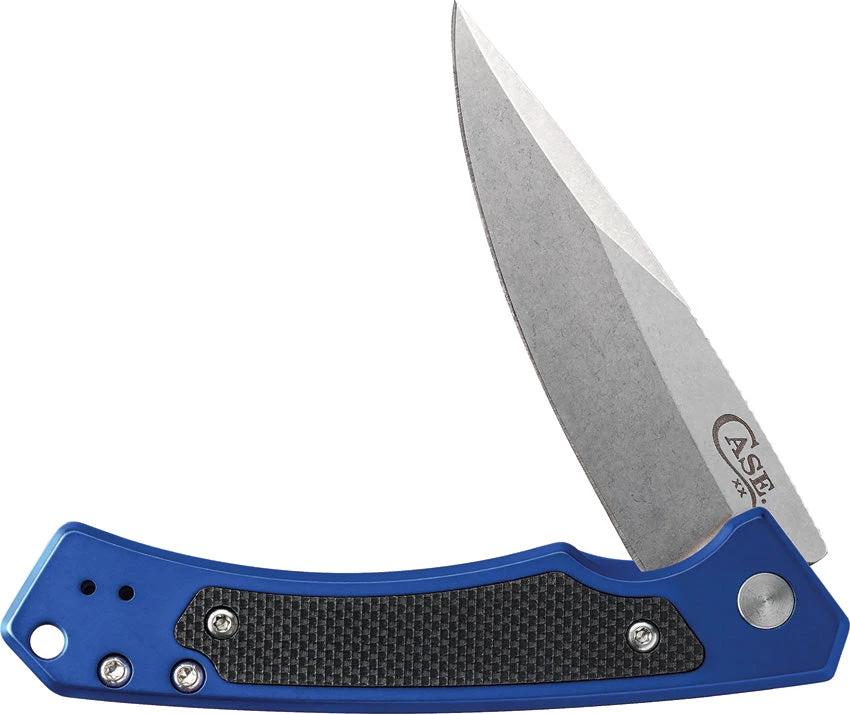 Case Cutlery Marilla Framelock Knife With S35VN Blade Blue Aluminum Handle G10 Inlay Premium EDC by Case Cutlery