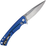 Case Cutlery Marilla Framelock Knife With S35VN Blade Blue Aluminum Handle G10 Inlay Premium EDC by Case Cutlery