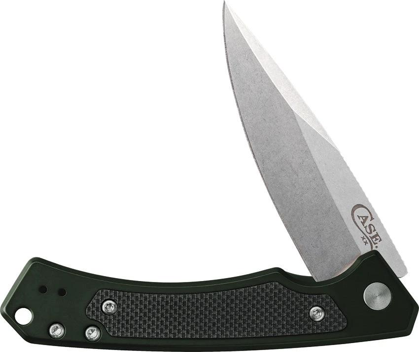 Case Cutlery Marilla Framelock Knife S35VN Blade Premium OD Green Aluminum Handle With Black G10 Inlay EDC Ready by Case Cutlery