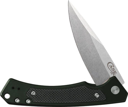 Case Cutlery Marilla Framelock Knife S35VN Blade Premium OD Green Aluminum Handle With Black G10 Inlay EDC Ready by Case Cutlery