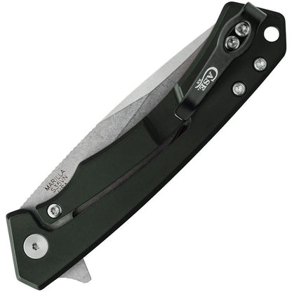 Case Cutlery Marilla Framelock Knife S35VN Blade Premium OD Green Aluminum Handle With Black G10 Inlay EDC Ready by Case Cutlery