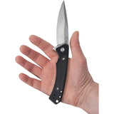 Case Marilla Framelock Knife Black G10 Inlay 4.75in Closed S35VN Drop Point Blade For EDC Enthusiasts by Case Cutlery