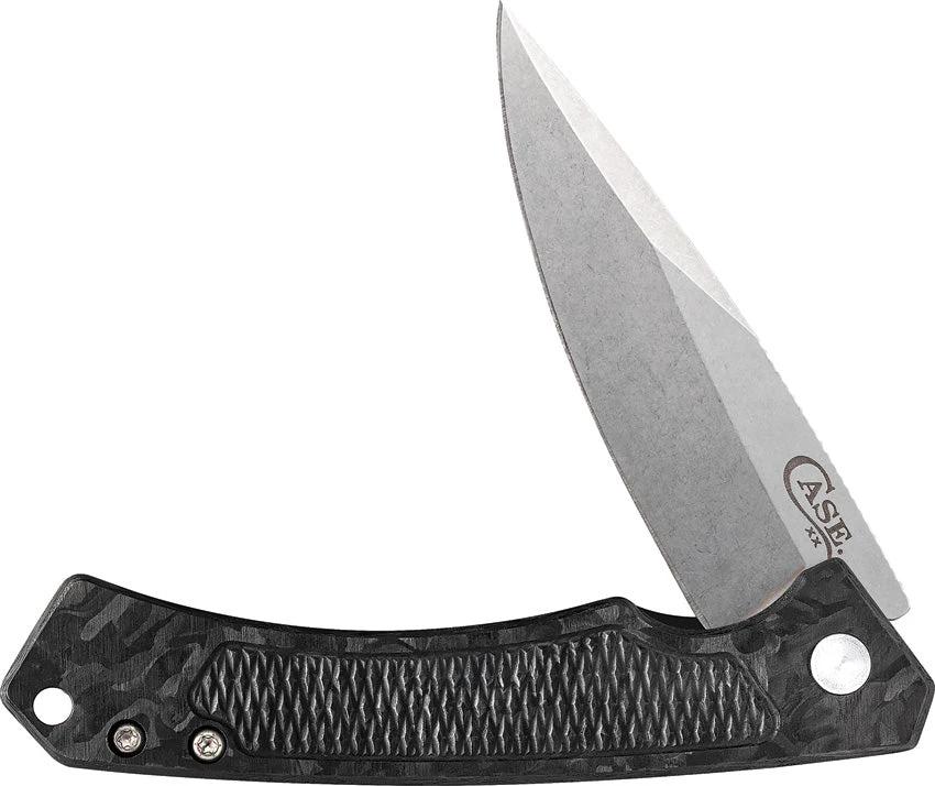 Case Cutlery Marilla Framelock Knife S35VN Blade, Carbon Fiber Handle, Extended Tang, Pocket Clip For EDC Enthusiasts by Case Cutlery