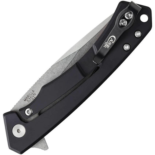 Case Cutlery Marilla Framelock Knife S35VN Blade, Carbon Fiber Handle, Extended Tang, Pocket Clip For EDC Enthusiasts by Case Cutlery