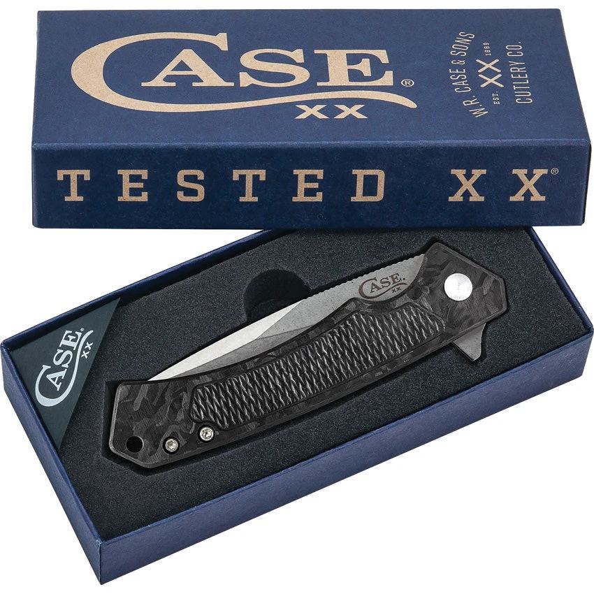 Case Cutlery Marilla Framelock Knife S35VN Blade, Carbon Fiber Handle, Extended Tang, Pocket Clip For EDC Enthusiasts by Case Cutlery