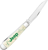 Case Cutlery Jeep Trapper Knife Natural Bone Handle Stainless Clip And Spey Blades 4.13in Closed For Collectors by Case Cutlery