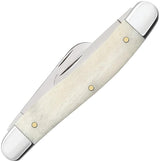 Case Cutlery Jeep Medium Stockman Knife 3.63 Inch Closed Bone Handle Clip Blade For Collectors by Case Cutlery