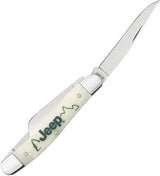 Case Cutlery Jeep Medium Stockman Knife 3.63 Inch Closed Bone Handle Clip Blade For Collectors by Case Cutlery