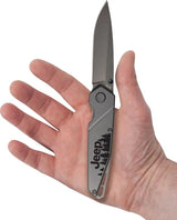 Case Cutlery Jeep TecX Linerlock Knife with Premium Gray Titanium Coated Blade for EDC Enthusiasts by Case Cutlery
