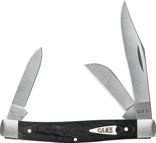 Case Cutlery Stockman Black Micarta 27818 by Case Cutlery