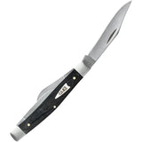 Case Cutlery Stockman Knife Black Micarta 27818 Premium Three Blade EDC Pocket Knife For Collectors by Case Cutlery