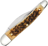 Case Cutlery Seahorse Whittler Amber Bone Pocket Knife 4 Inch Closed For Collectors And EDC by Case Cutlery