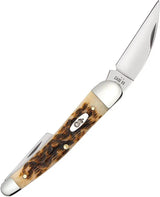 Case Cutlery Seahorse Whittler Amber Bone Pocket Knife 4 Inch Closed For Collectors And EDC by Case Cutlery