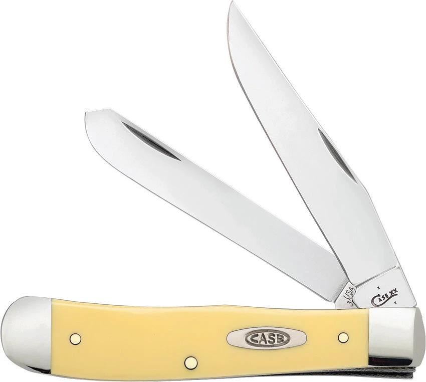 Case Cutlery Trapper Yellow Synthetic 30114 by Case Cutlery