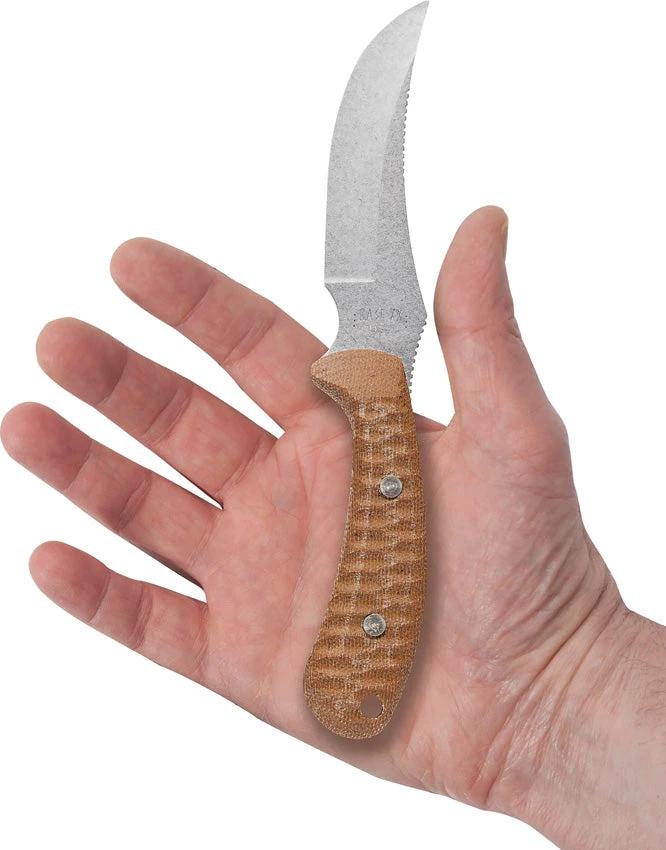 Case Ridgeback Hunter Knife For Outdoorsmen Stainless Upswept Skinner G10 Handle Full Tang Leather Sheath by Case Cutlery