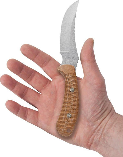 Case Ridgeback Hunter Knife For Outdoorsmen Stainless Upswept Skinner G10 Handle Full Tang Leather Sheath by Case Cutlery