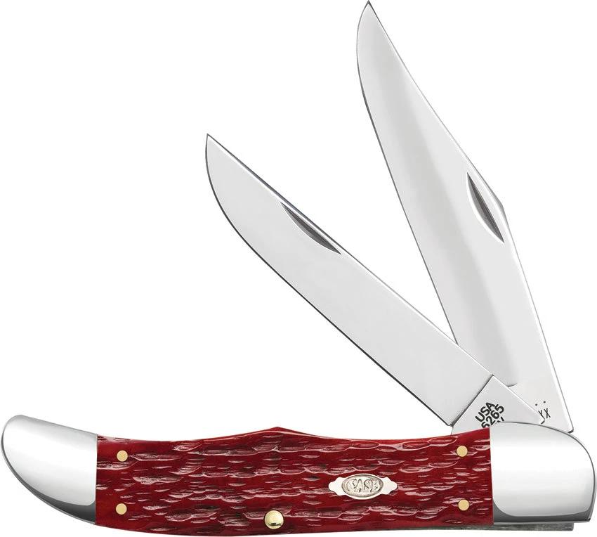 Case Cutlery Folding Hunter Dark Red Peach 31960 by Case Cutlery