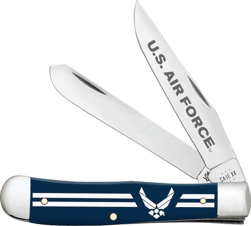 Case Cutlery Air Force Trapper Blue Syn 32413 by Case Cutlery