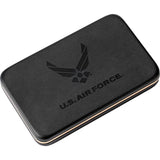 Case Air Force Trapper Gift Set For Collectors 4.13 Inch Closed Knife With Mirror Clip And Spey Blades by Case Cutlery
