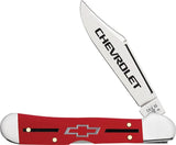 Case Cutlery Mini Copperlock Knife 3.63 Inch Closed Locking Clip Blade Red Synthetic Handle Collectors Edition by Case Cutlery