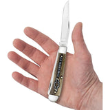 Case Cutlery Chevrolet Trapper Gift Set 4.13 Inch Amber Bone Handle Stainless Blades For Collectors by Case Cutlery