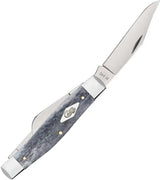 Case Cutlery Large Stockman Knife Gray Bone 34203 3-Blade Clip Sheepfoot Spey Mirror Finish Stainless Blades Collectors by Case Cutlery