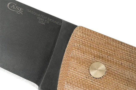 Case Sasquatch Skinner Knife 1095HC No Glare Steel Natural Micarta Full Tang Outdoorsmen by Case Cutlery