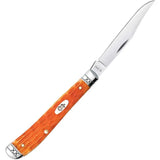 Case Cutlery Slimline Trapper Cayenne Knife For Collectors Premium Jigged Bone Handle Mirror Clip Blade by Case Cutlery