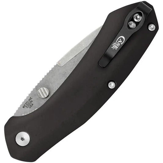 Case Westline Linerlock Folding Knife S35VN Blade Black Aluminum Handle For EDC Enthusiasts by Case Cutlery