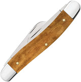 Case Cutlery RAM Stockman Iconic Three Blade Pocket Knife For Collectors Antique Smooth Bone Handle by Case Cutlery
