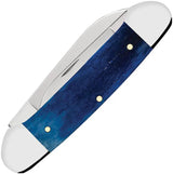 Case Cutlery RAM Canoe Knife Navy Bone Handle With Mirror Finish Stainless Blades For Knife Collectors by Case Cutlery