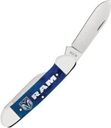 Case Cutlery RAM Canoe Knife Navy Bone Handle With Mirror Finish Stainless Blades For Knife Collectors by Case Cutlery