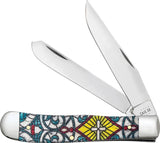 Case Cutlery Trapper Stained Glass 38817 by Case Cutlery