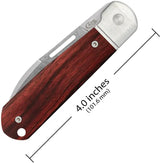 Case Highbanks Slip Joint Knife With Premium Rosewood Handle CPM20CV Wharncliffe 4 Inch EDC by Case Cutlery