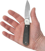Case Cutlery Highbanks Slip Joint Knife 4 Inch CPM 20CV Modified Wharncliffe Blade Black Micarta Handle EDC by Case Cutlery