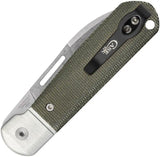 Case Cutlery Highbanks Slip Joint Knife 4in CPM20CV Wharncliffe Green Micarta For EDC Enthusiasts by Case Cutlery