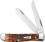 Case Cutlery Mini Trapper Brown Peachseed 42652 by Case Cutlery