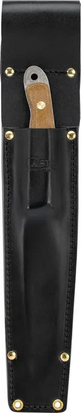 Case Cutlery Welker Hunter Natural Micarta Fixed Blade Knife for Hunters 1095HC Steel Full Tang by Case Cutlery